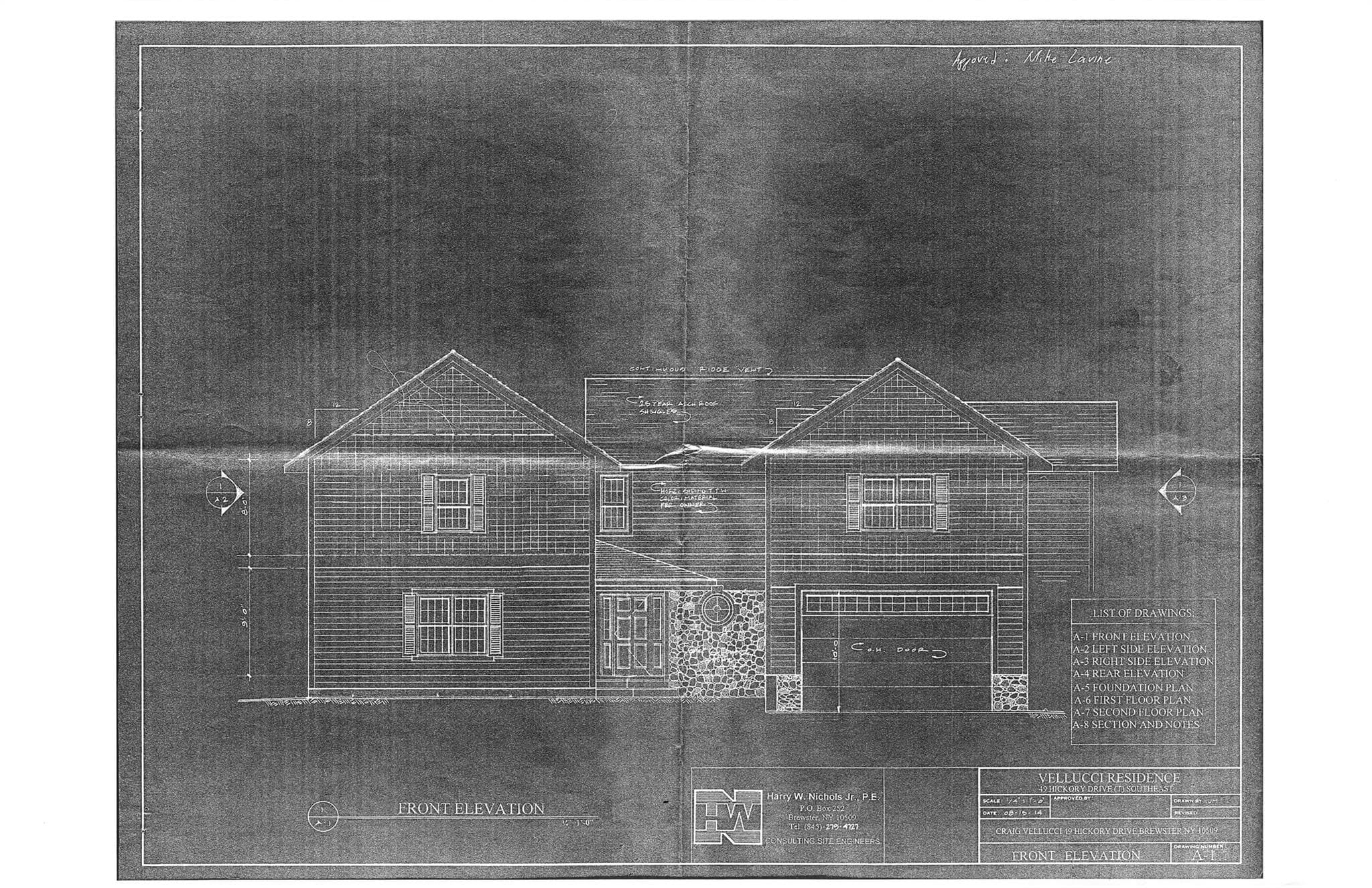 Front of Structure