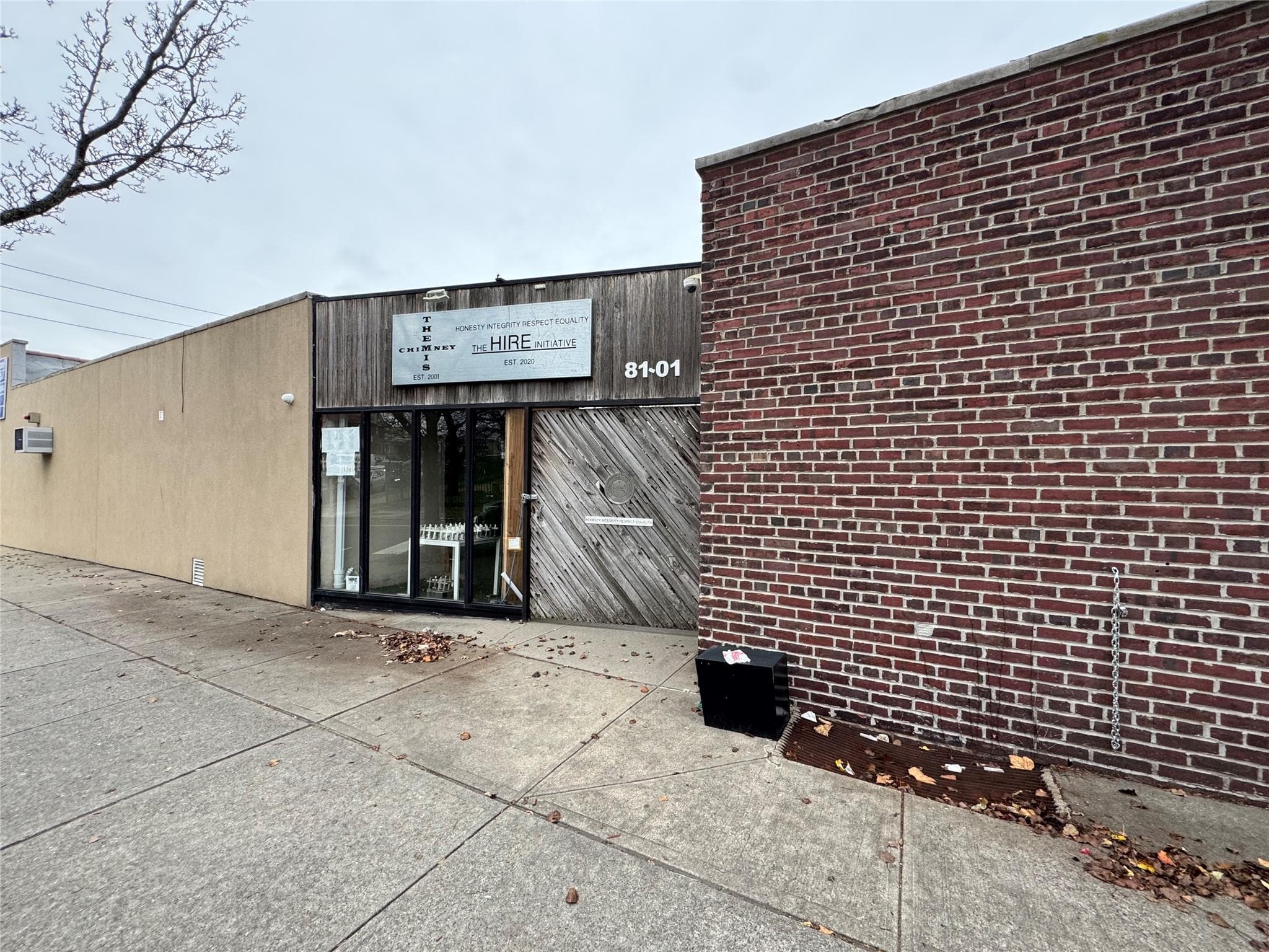 Front of Structure