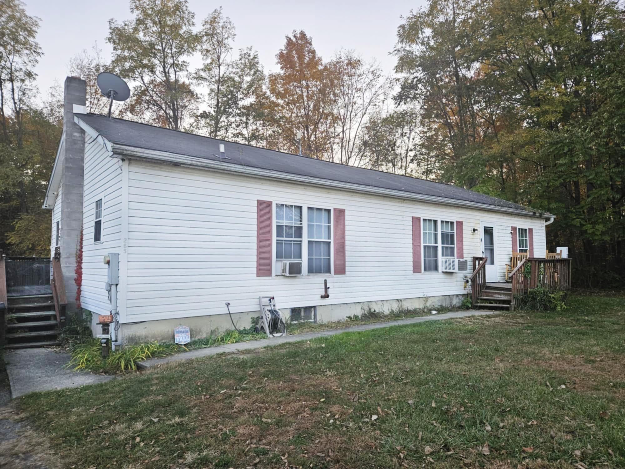 Front of Structure
