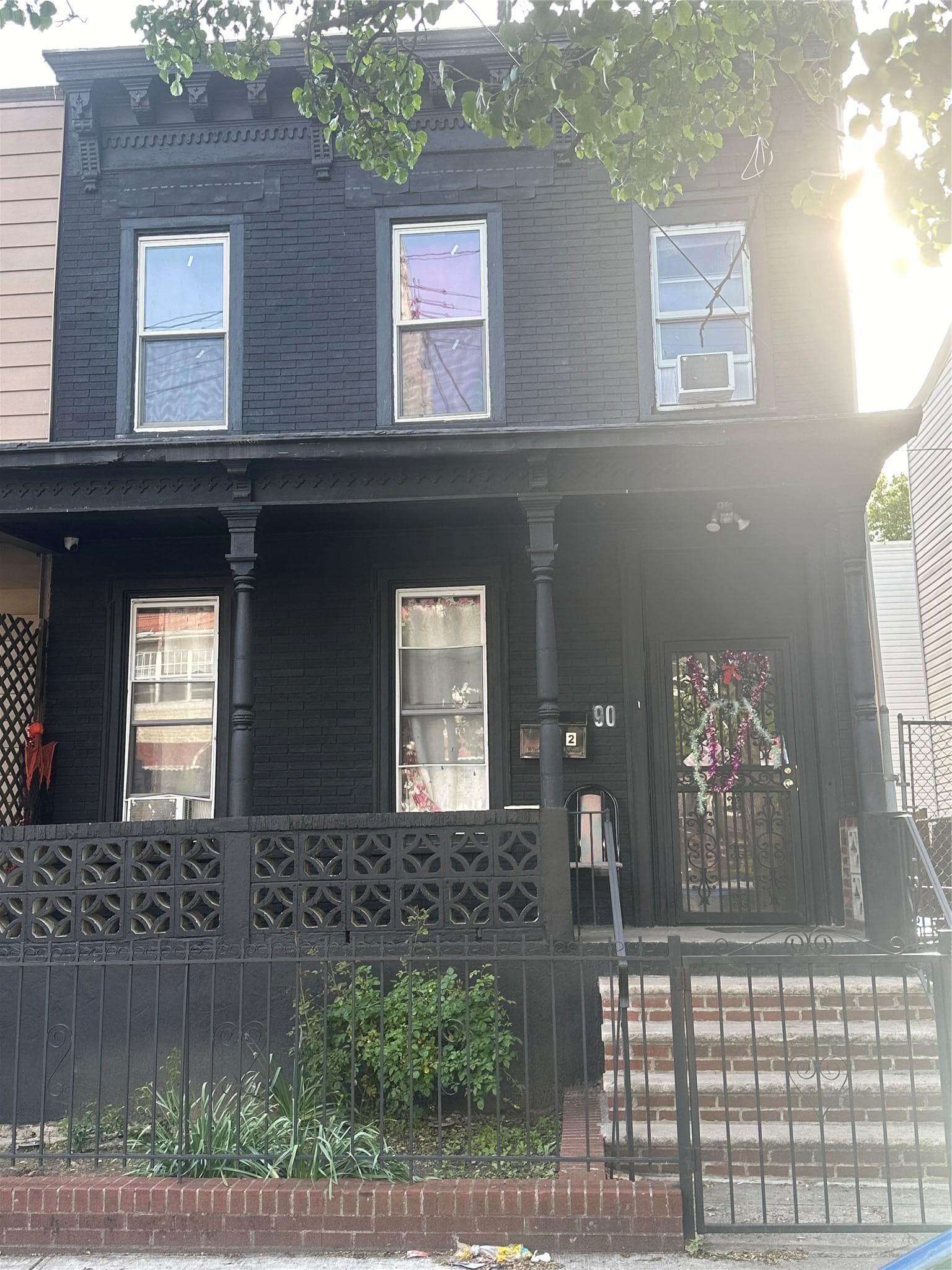 Front of Structure