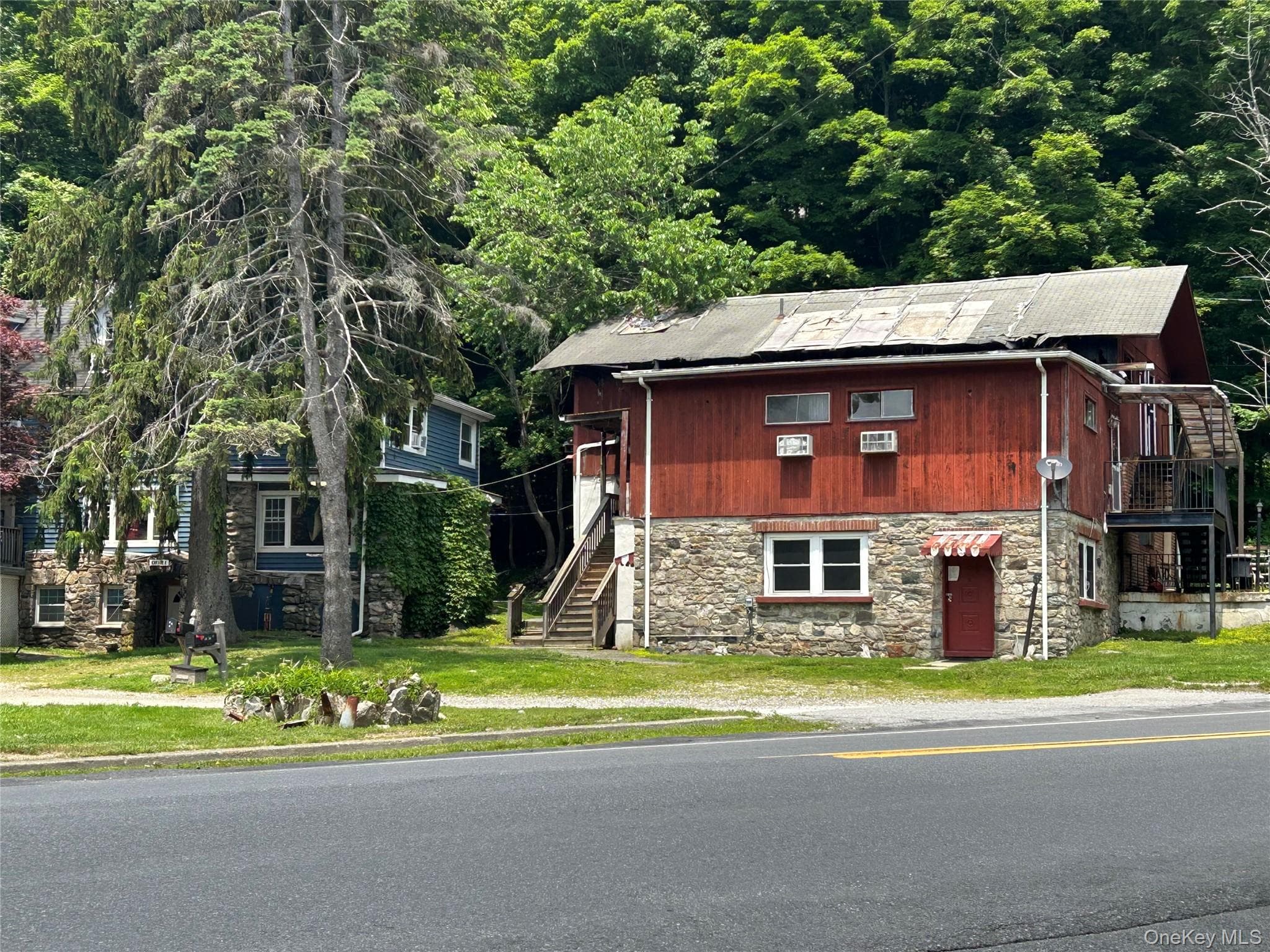 Front of Structure