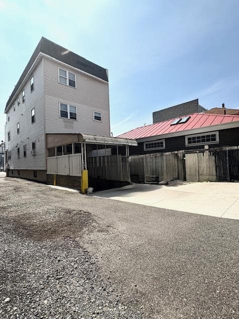 Front of Structure