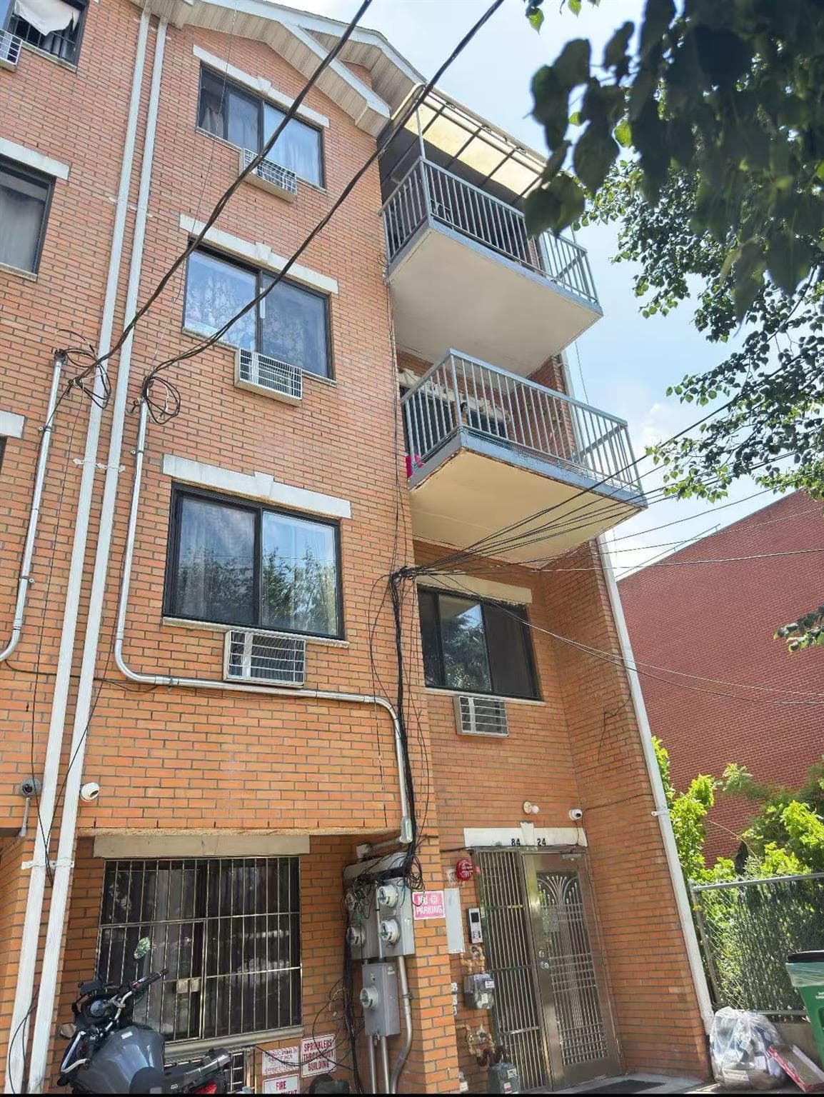 Front of Structure