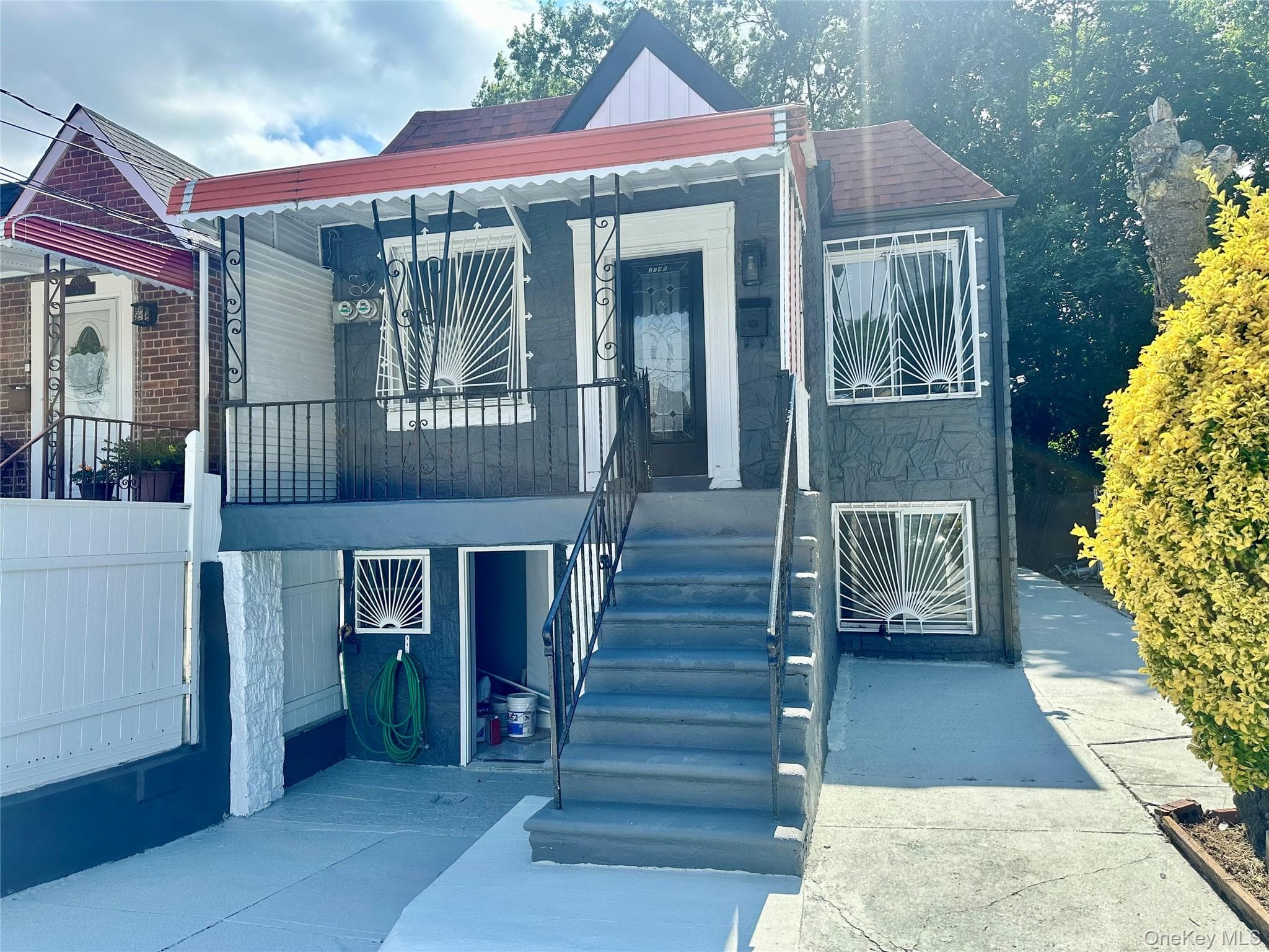 Front of Structure