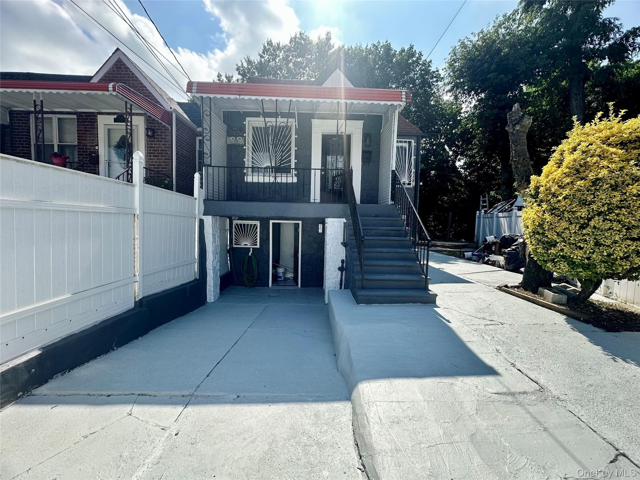 Front of Structure