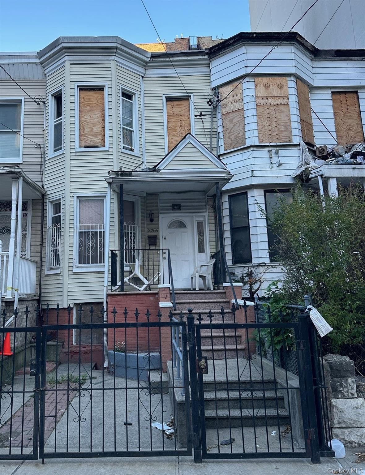 Front of Structure