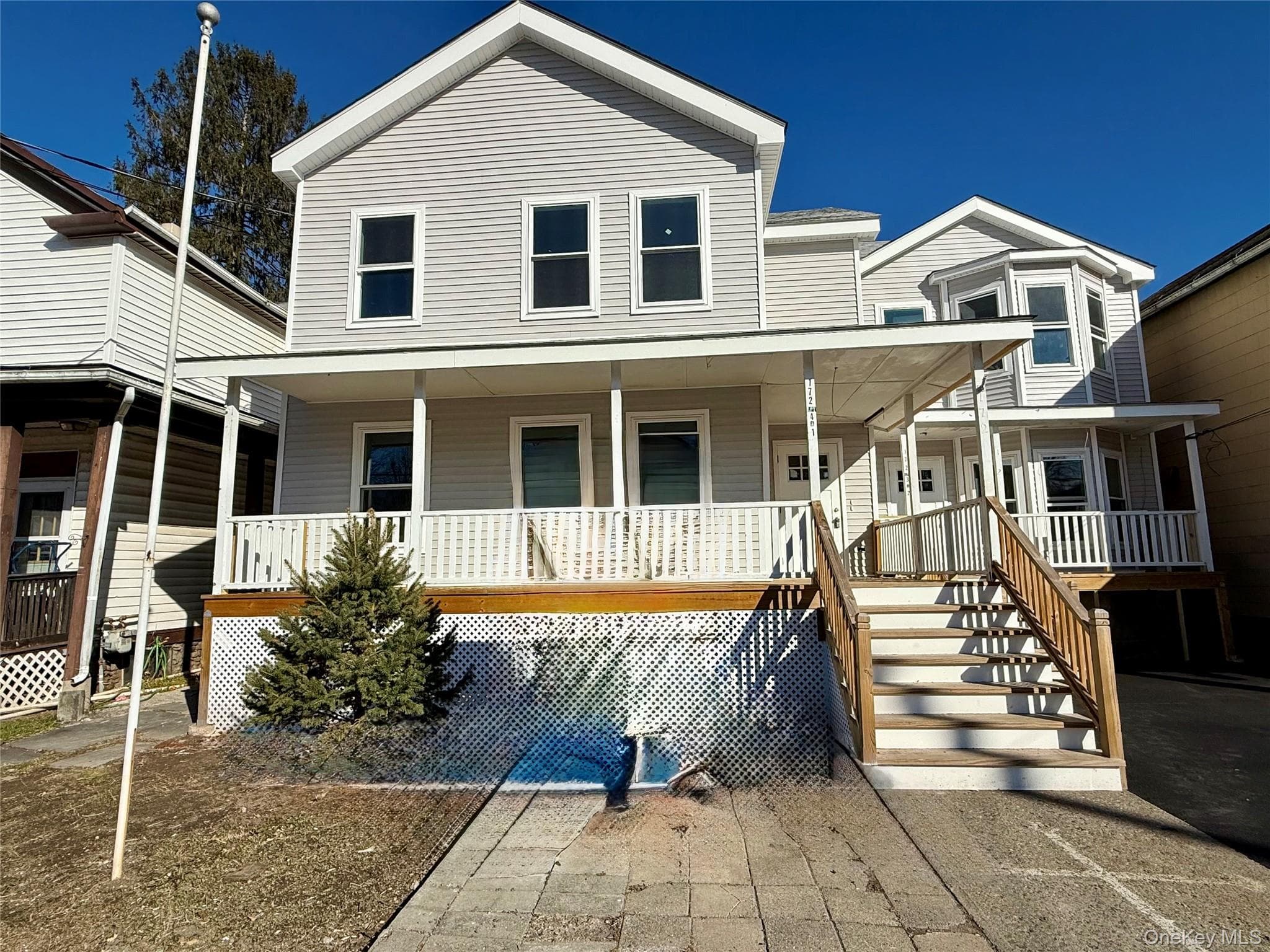 Front of Structure