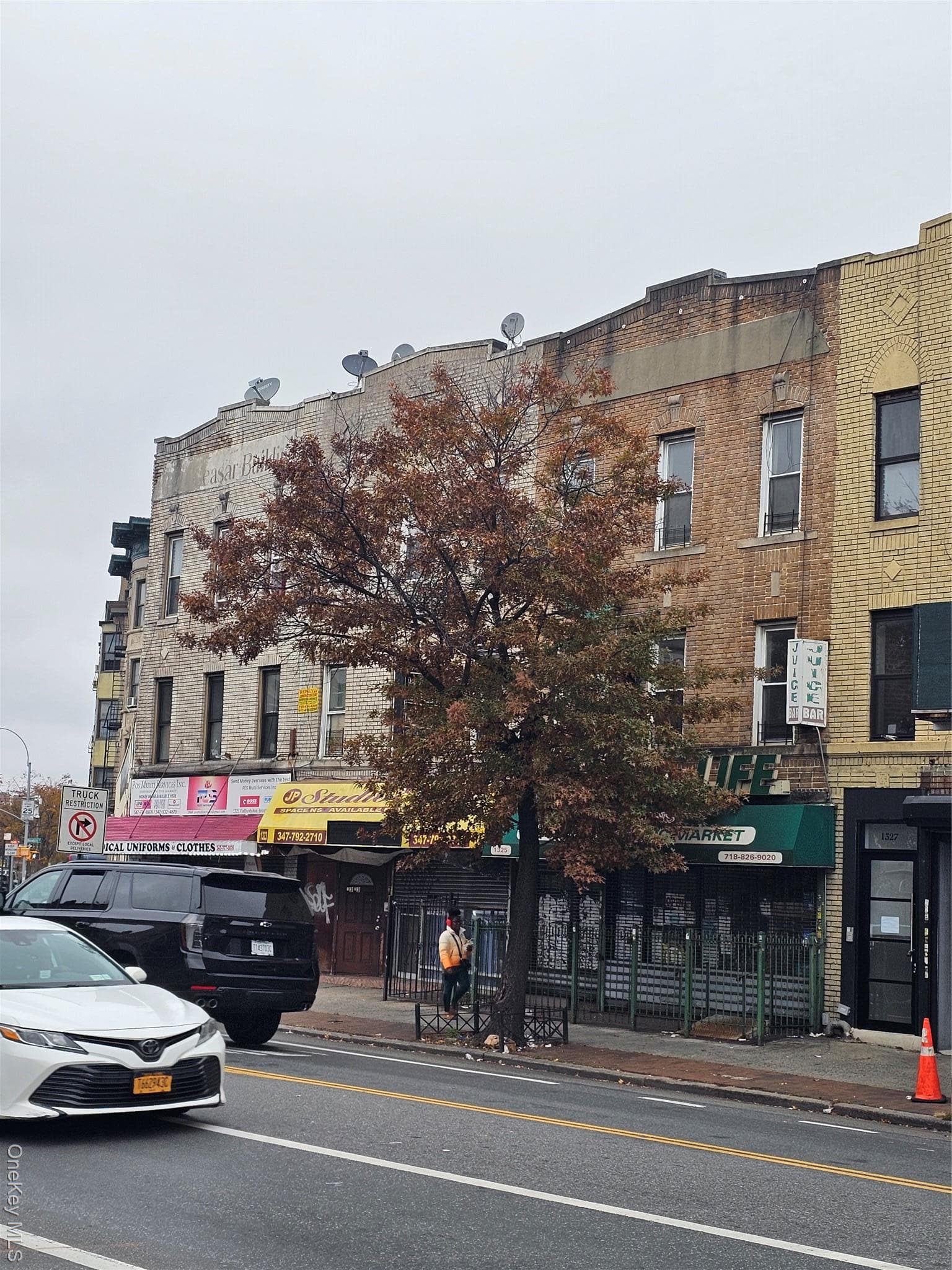 Front of Structure