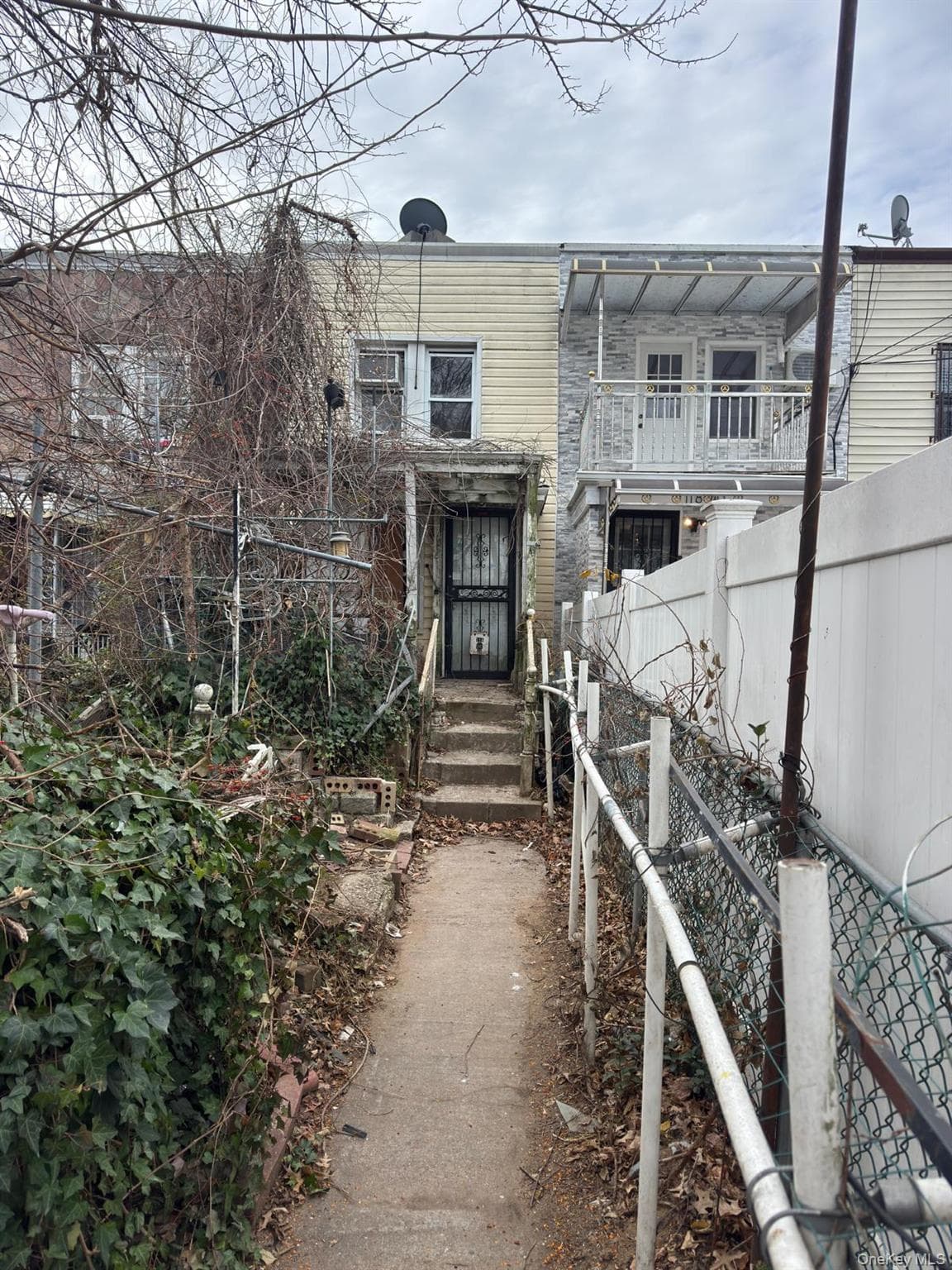 Front of Structure