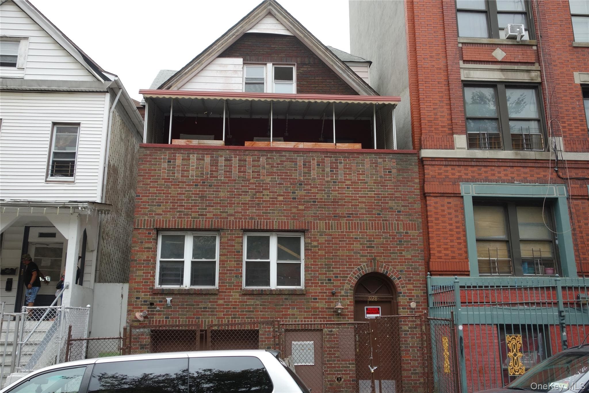 Front of Structure