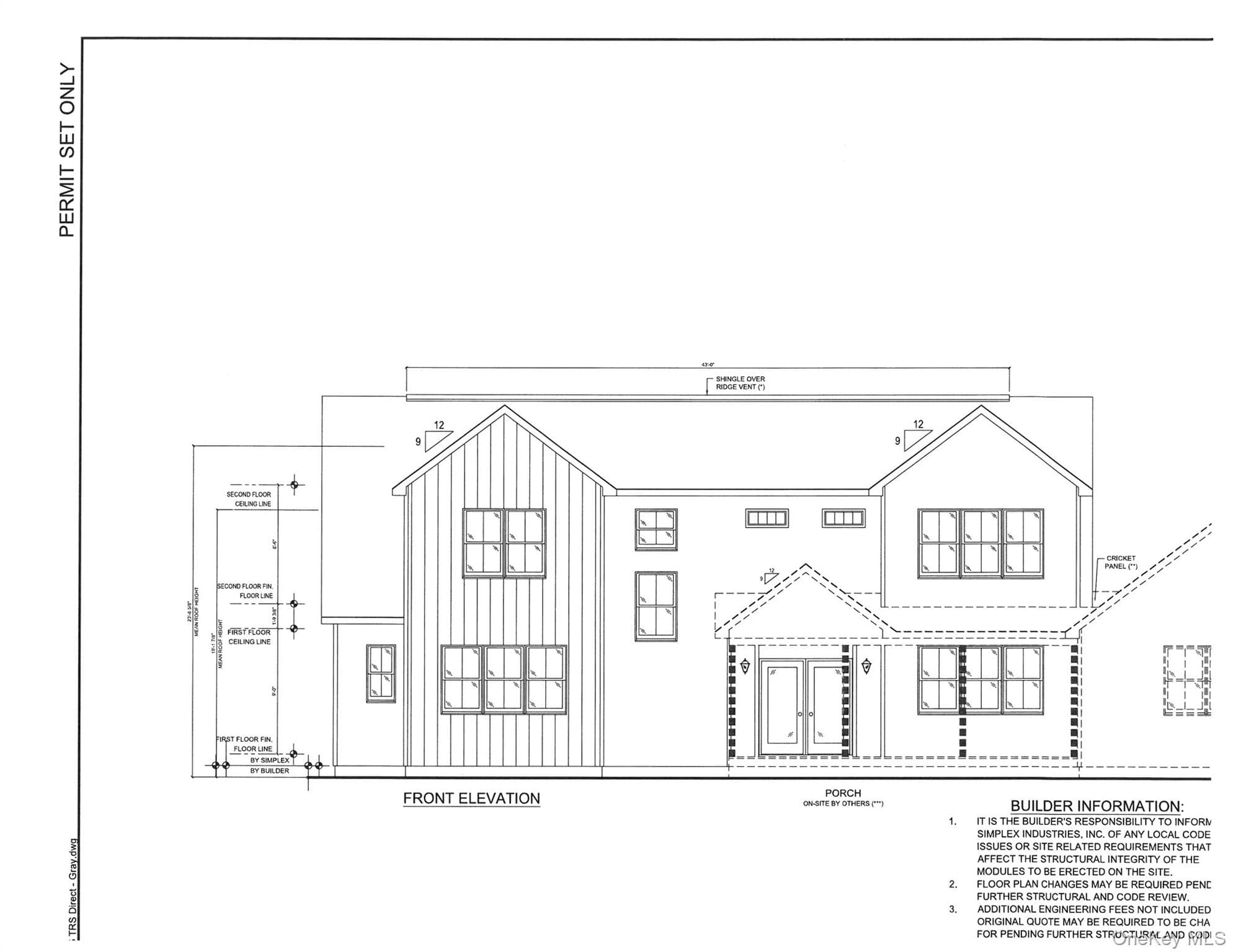 Front of Structure