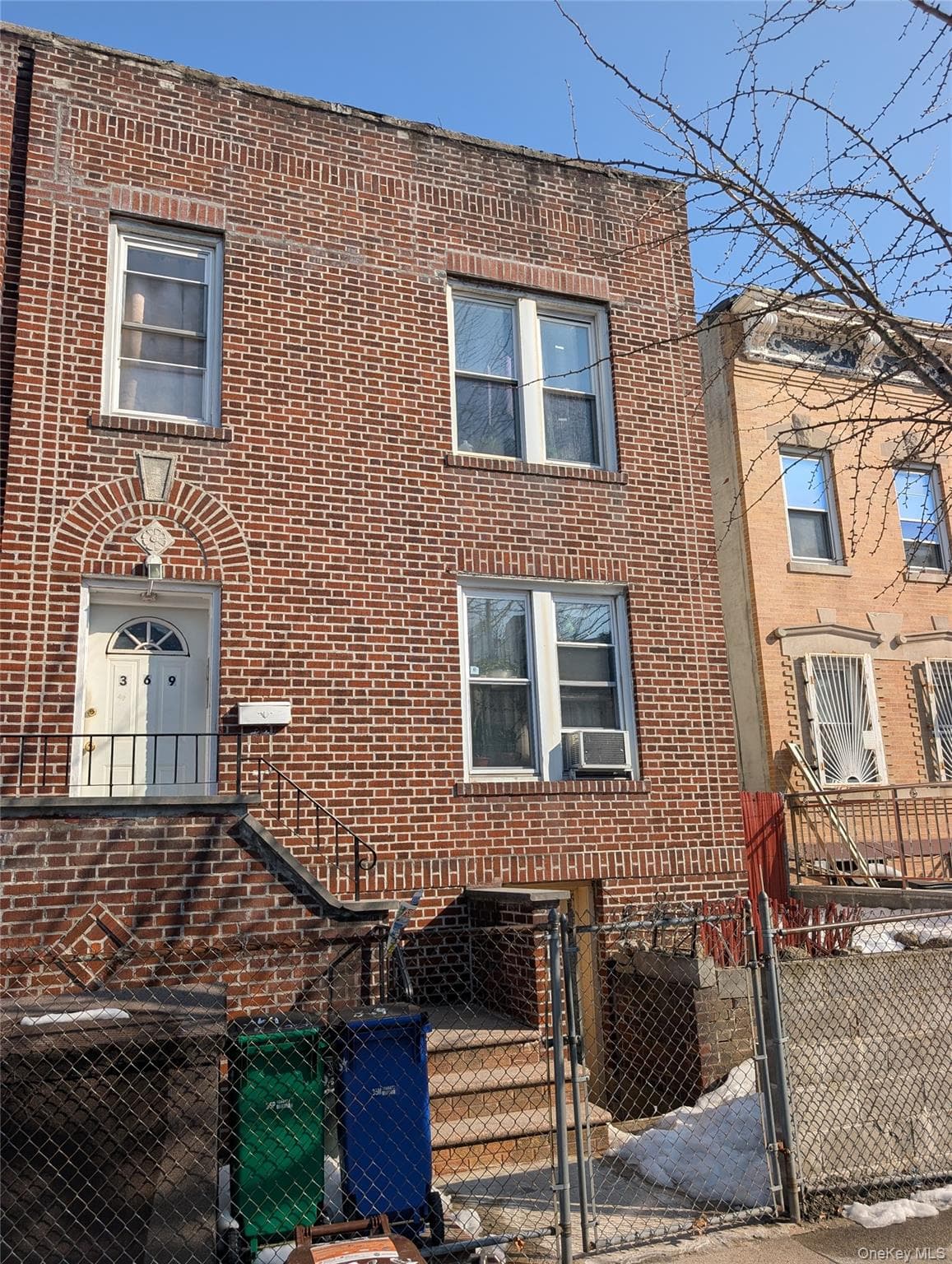 Front of Structure