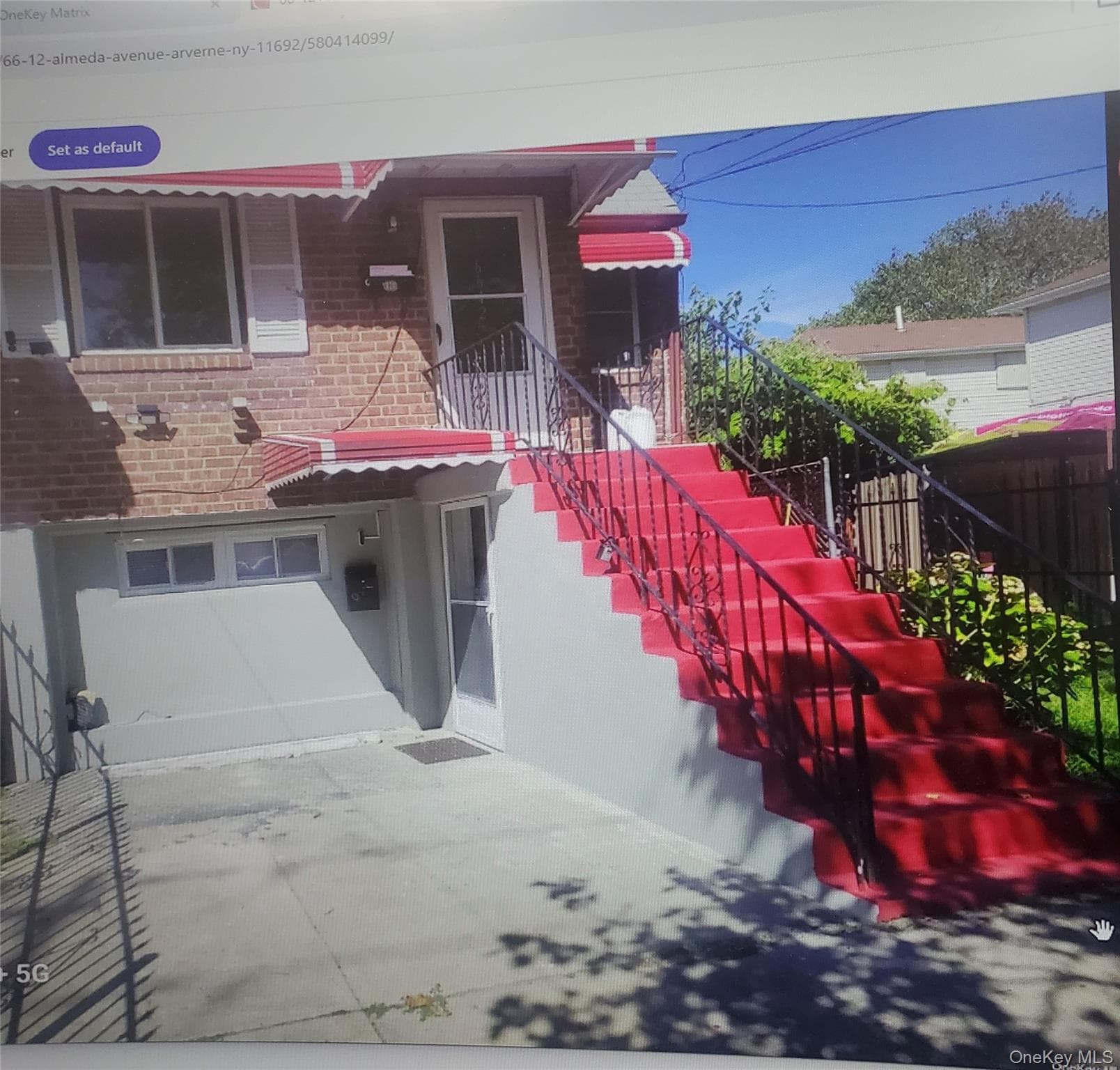 Front of Structure
