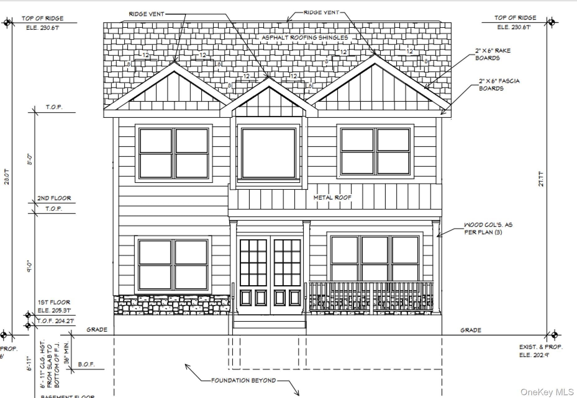 Front of Structure