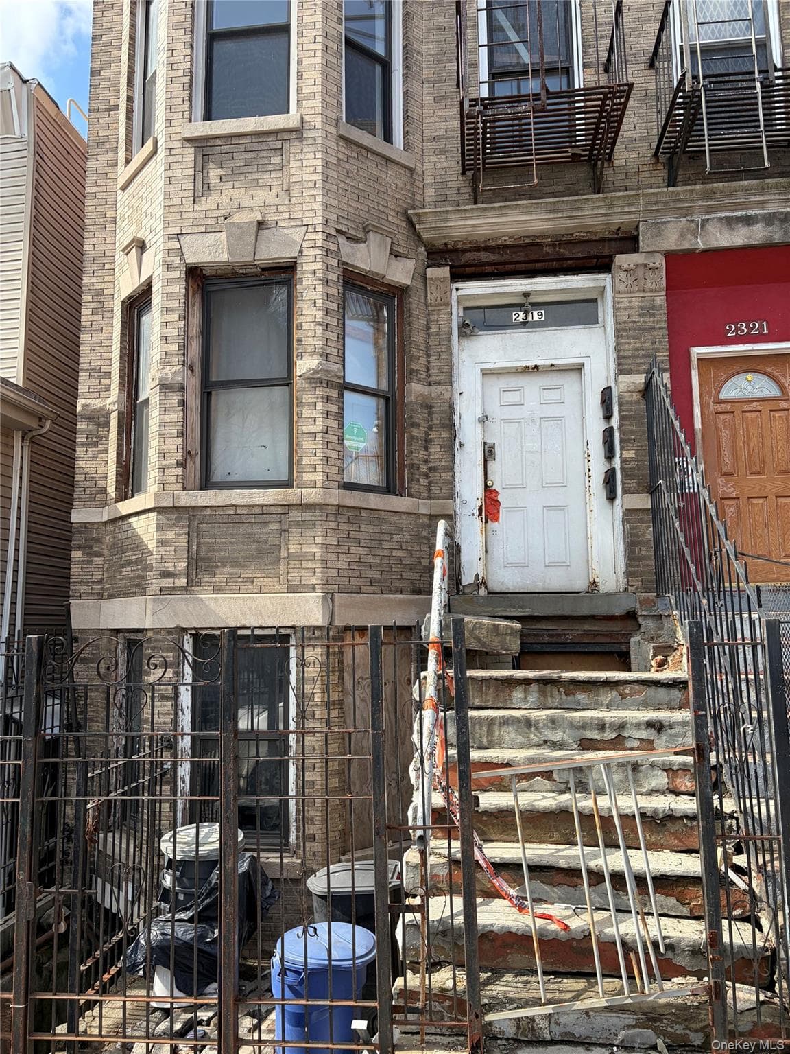 Front of Structure