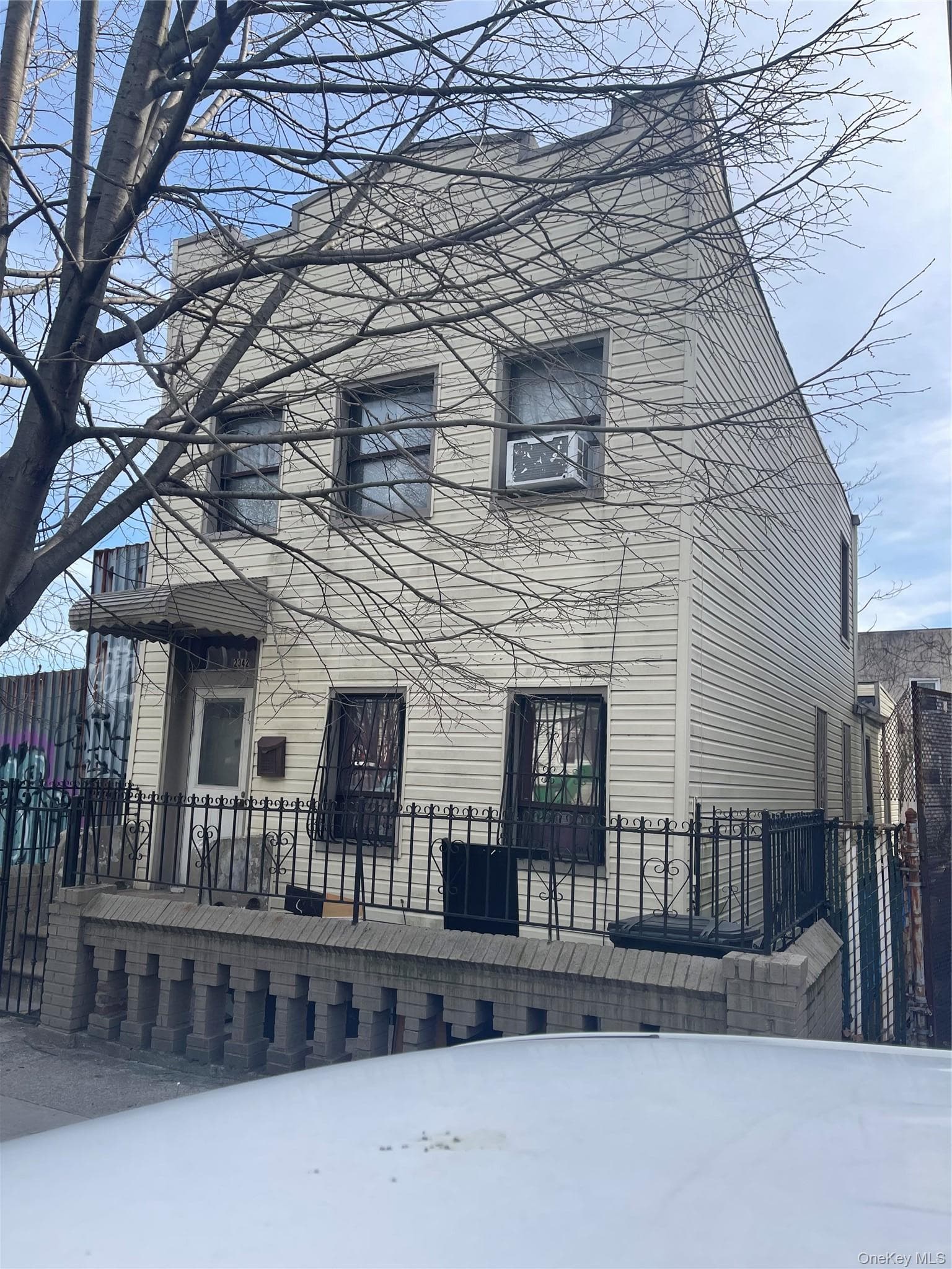 Front of Structure