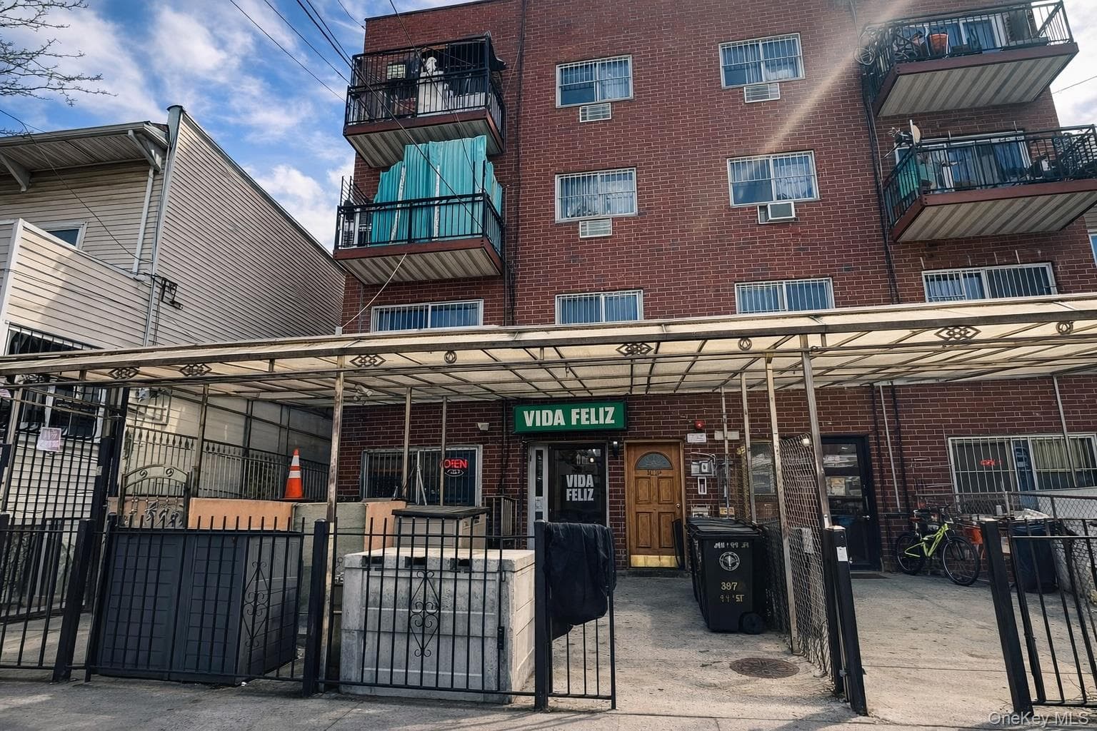 Front of Structure